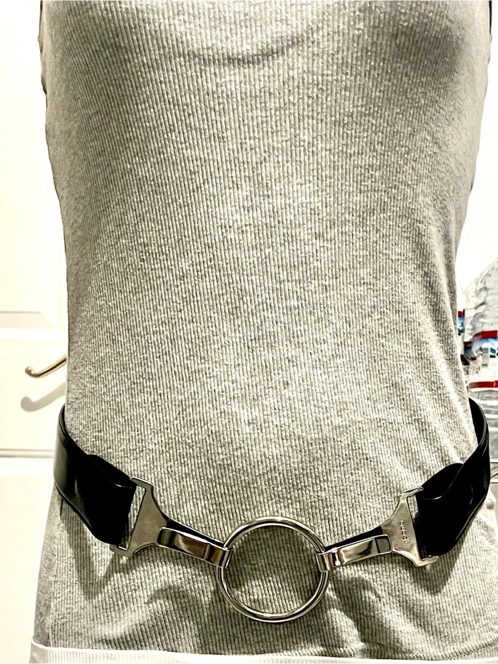 Gucci black leather